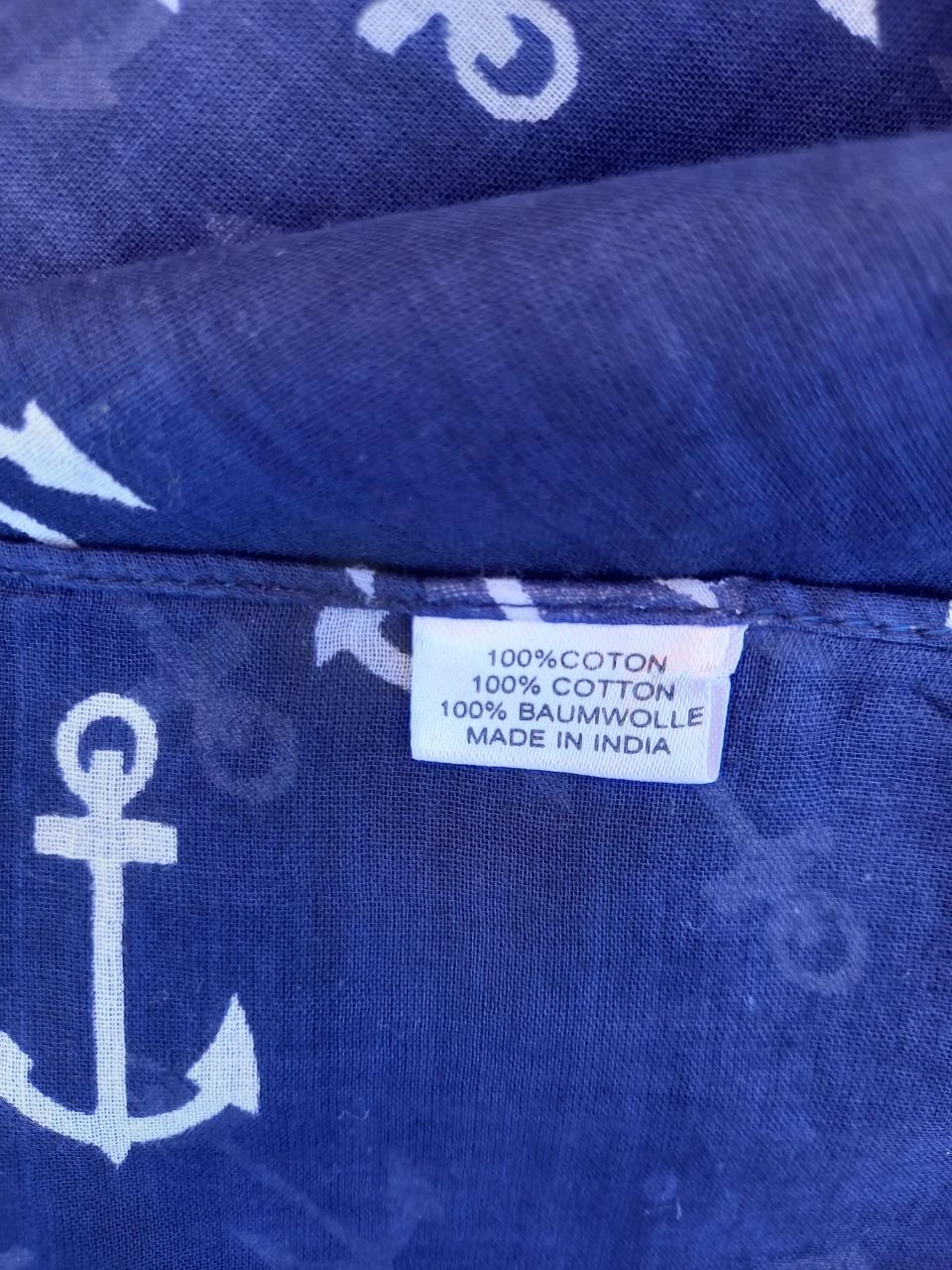 Pañuelo grande ancla marina – photo 3